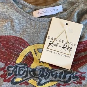 Daydreamer Aerosmith grey tank size small